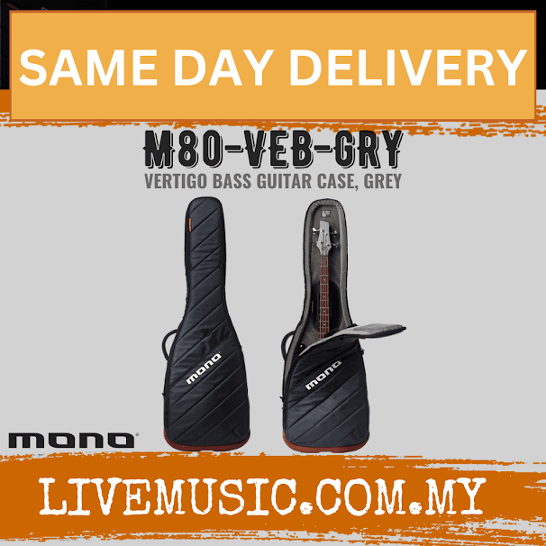 Mono M80 Vertigo Bass Guitar Case - Grey (M80-VEB-GRY)
