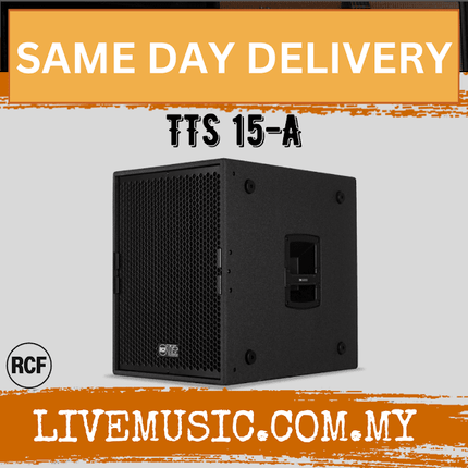 RCF TTS 15-A 15" 2200W Active Subwoofer ( TTS15 / TTS-15 )