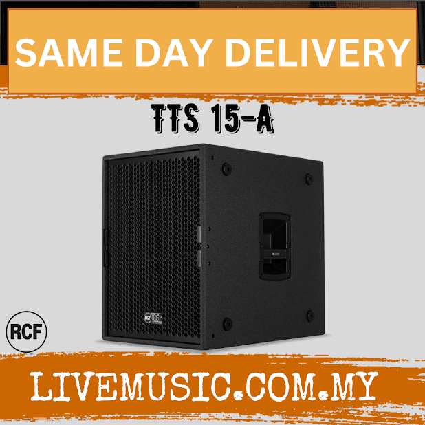 RCF TTS 15-A 15" 2200W Active Subwoofer ( TTS15 / TTS-15 )