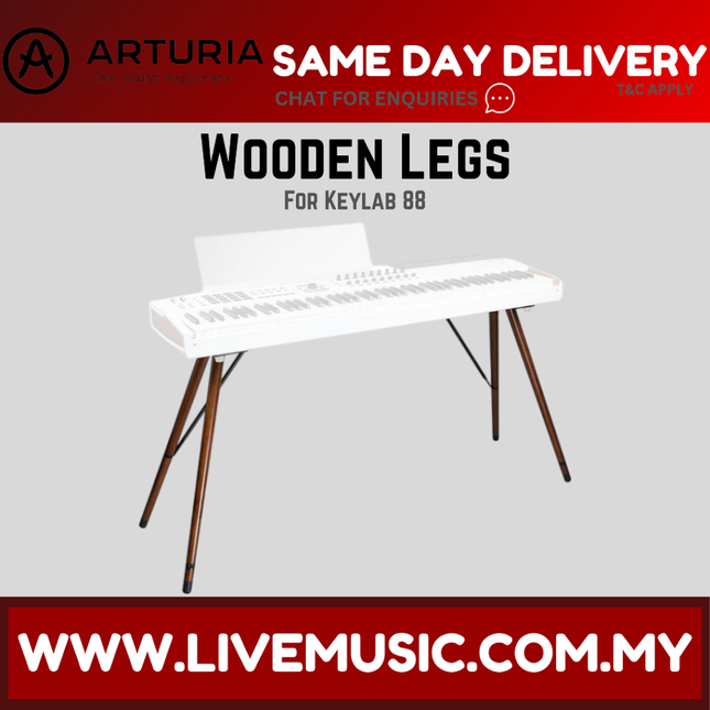 Arturia Wooden Legs for Arturia Keylab 88 Mk2