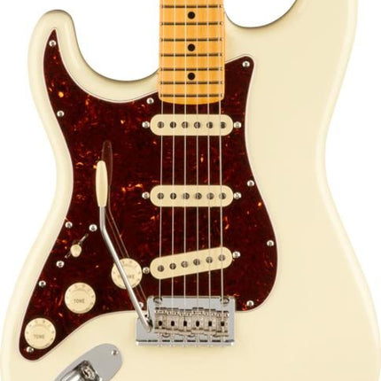 Fender American Professional II Left-Handed Stratocaster Electric Guitar, Maple Fretboard - Olympic White