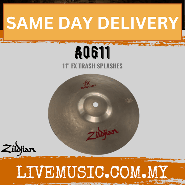 Zildjian 11" FX Oriental China Trash Cymbal (A0611)