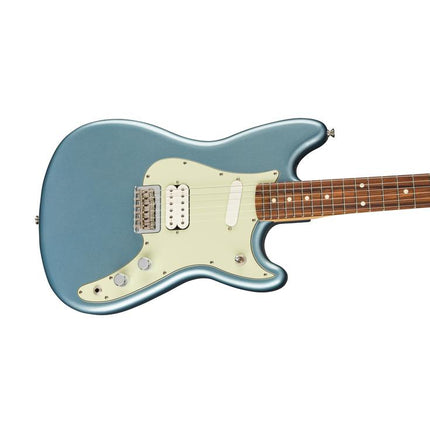 Fender Player Duo-Sonic HS Electric Guitar, Pau Ferro Fretboard - Ice Blue Metallic