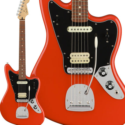 Fender Player Jaguar Electric Guitar, Pau Ferro FB, Sonic Red