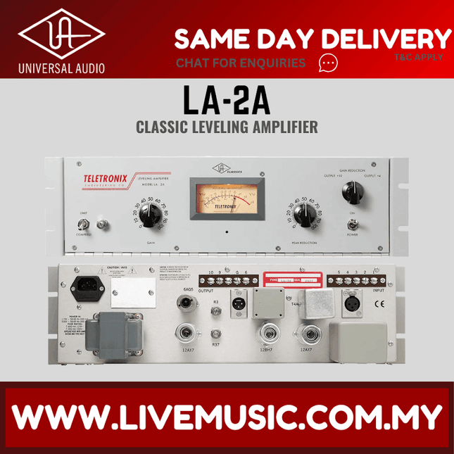 Universal Audio Teletronix LA-2A Classic Leveling Amplifier ( LA 2A / LA2A )