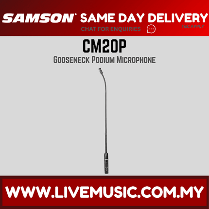 Samson CM20P 20" Mini Gooseneck Podium Microphone (CM 20P/CM-20P)
