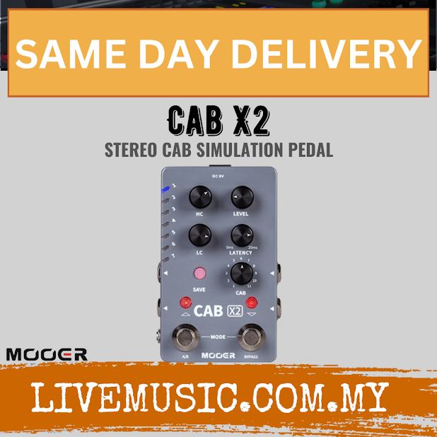 Mooer Audio CAB X2 Stereo Cabinet Simulation Pedal