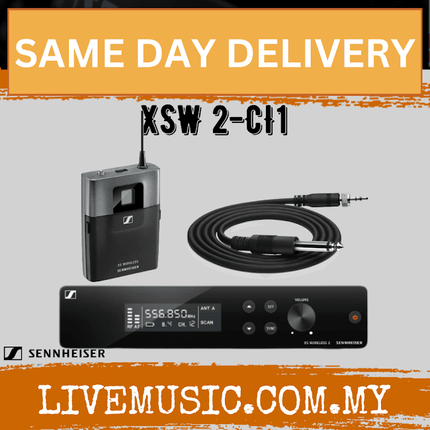 Sennheiser XSW 2-Ci1 Wireless Guitar System (XSW2 Ci1/XSW-2-CI1)