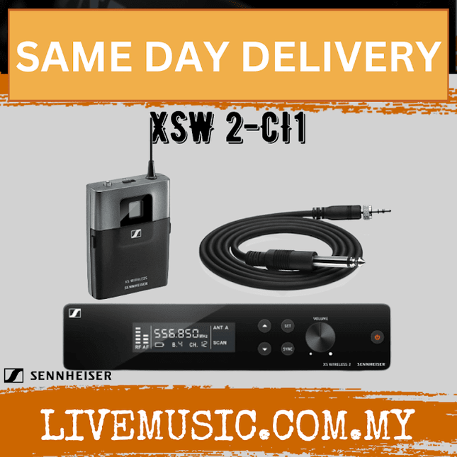 Sennheiser XSW 2-Ci1 Wireless Guitar System (XSW2 Ci1/XSW-2-CI1)
