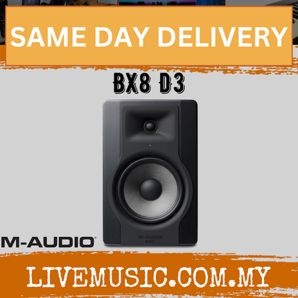 M-Audio BX8 D3 - 8 Inch Active Studio Monitor Speaker - Each (BX-8)