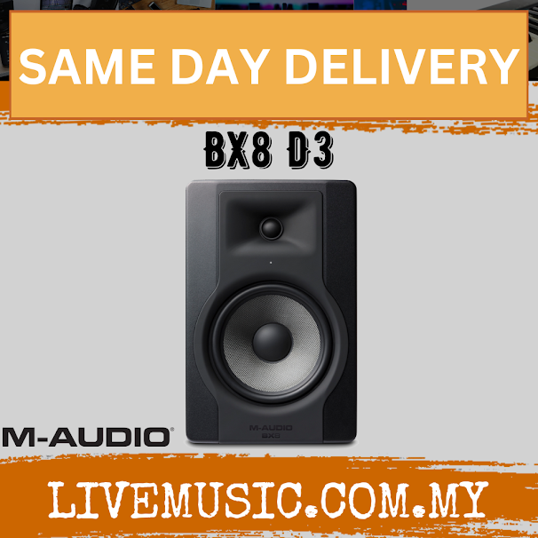 M-Audio BX8 D3 - 8 Inch Active Studio Monitor Speaker - Each (BX-8)