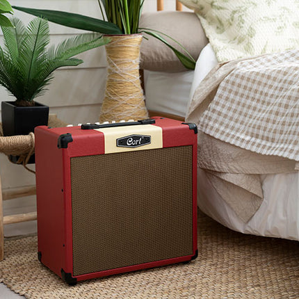 Cort CM30R-DR 30-Watt Electric Guitar Amplifier - Dark Red ( CM30R / CM30RDR )