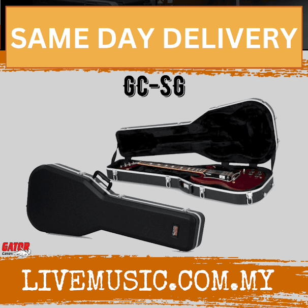 Gator GC-SG Gibson/Epiphone SG Guitar Case (GCSG Hard Case for SG)