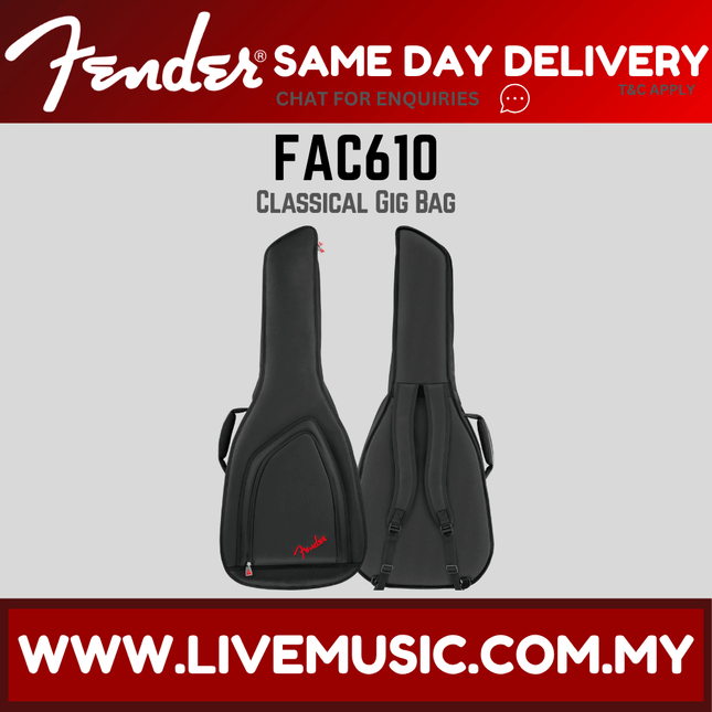 Fender FAC-610 Classical Guitar Gig Bag (FAC610)