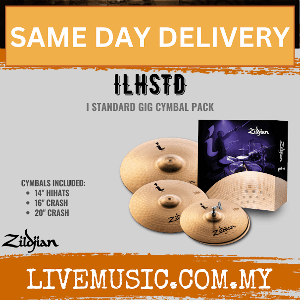 Zildjian I Series Standard Gig Cymbal Set - 14", 16", 20" ( ILHSTD )