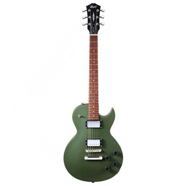 Cort CR150 Electric Guitar Jatoba Fretboard with Gig Bag - Olive Drab Satin (CR-150/CR150)