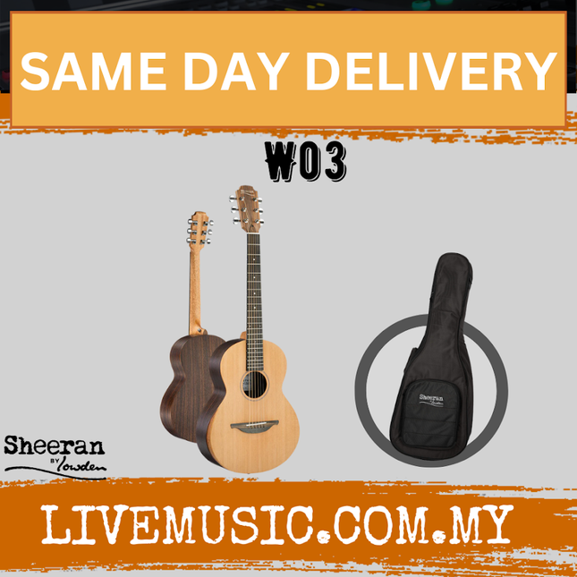 Sheeran by Lowden W03 Acoustic Guitar w/ Santos RW Body & Cedar Top ( W-03 / W 03 )