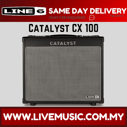 Line 6 Catalyst CX100 100-watt 1 x 12" Combo Amplifier ( CatalystCX100 / CX-100 )