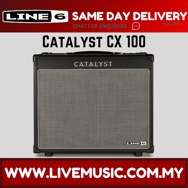 Line 6 Catalyst CX100 100-watt 1 x 12" Combo Amplifier ( CatalystCX100 / CX-100 )