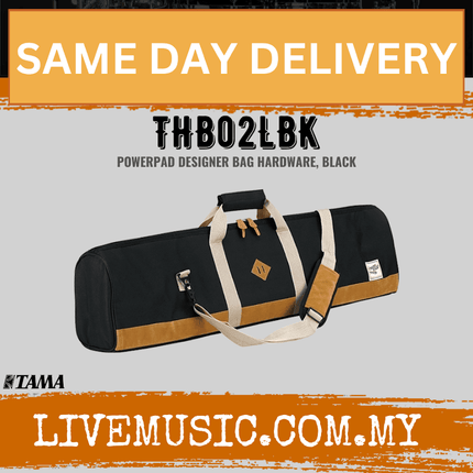 TAMA THB02L-BK Powerpad Designer Hardware Bag, Black ( THB02LBK / THB02L BK )