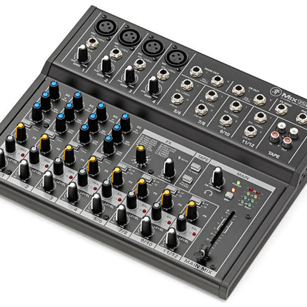 Mackie Mix12FX 12 Channel Compact Analog Mixer With Effect Mixing Console (Mix12-FX/Mix 12FX)