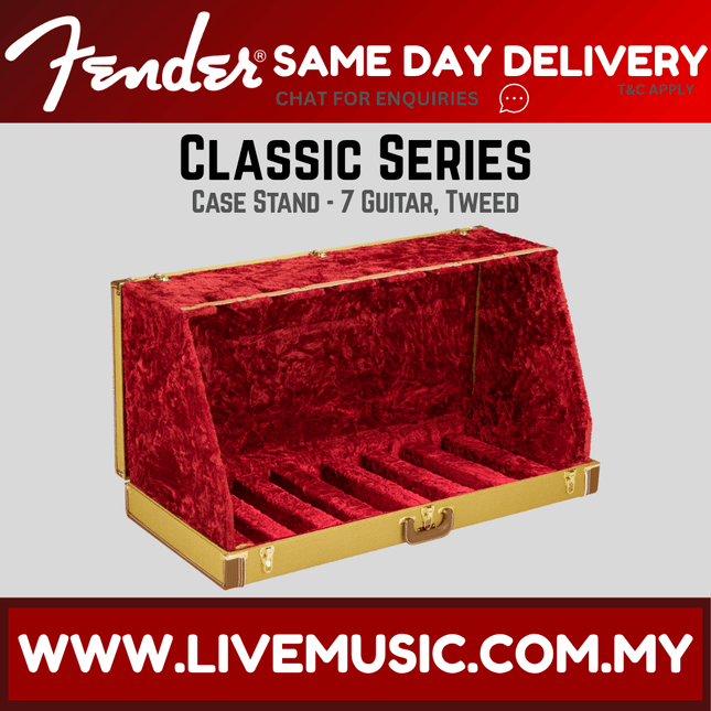 Fender Classic Series Case Stand for 7 Guitars - Tweed