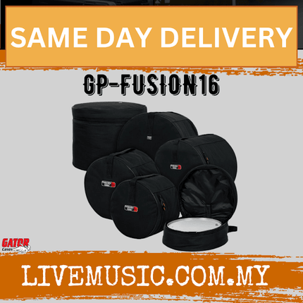 Gator GP-FUSION16 5-piece Fusion Set Drum Bags (GP-FUSION-16/GPFUSION16)