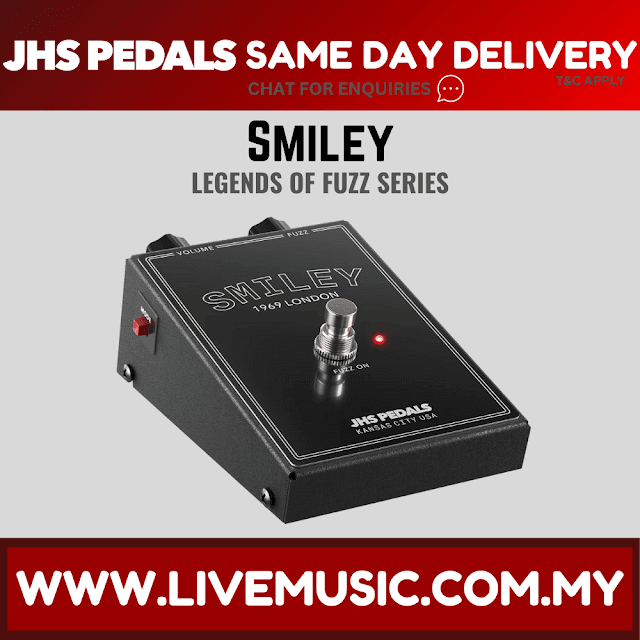 JHS Legends of Fuzz Series Smiley Guitar Effects Pedal