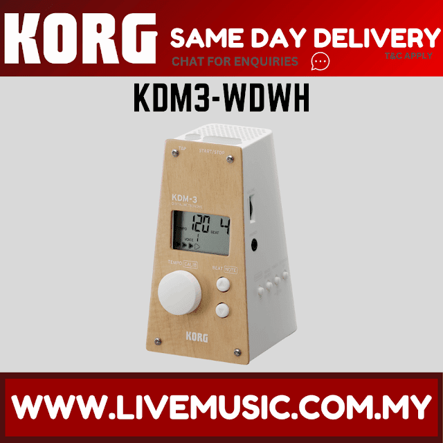 Korg KDM-3WD Limited Edition Wood Faced Metronomes ( KDM3WD / KDM 3WD )