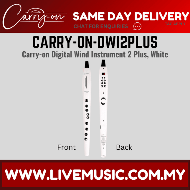 Blackstar CARRY-ON-DWI2PLUS Wing Instrument - Black / White ( CARRYONDWI2PLUS CARRYONDWI2 )