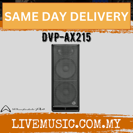 WHARFEDALE PRO DVP-AX215 Series 570 Watts RMS Dual 15" 2-Way Active Loudspeaker (DVP AX215/DVPAX215)