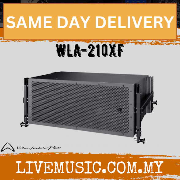 WHARFEDALE PRO WLA-210XF Series 890 Watts RMS Dual 10" Waterproof 2-Way Passive Line Array Loudspeaker (WLA 210XF WLA210XF)