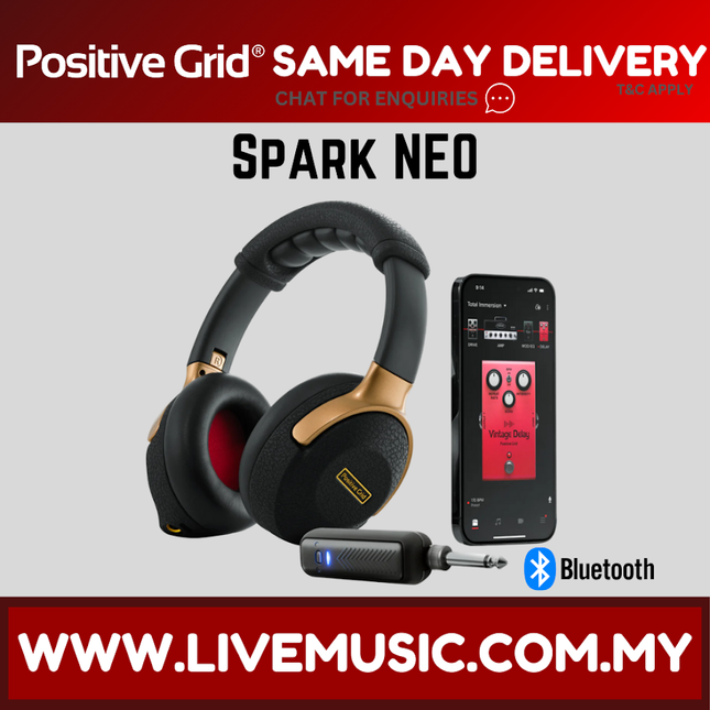 Positive Grid Spark NEO Wireless Smart Guitar Headphones