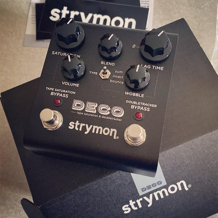 Strymon DECO w/EU Type AC Adaptor Guitar Effect Pedal, Midnight Edition