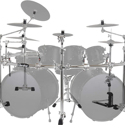 Gibraltar GCS-450C Chrome Road Series 4 Post Curved Rack (GCS450C)