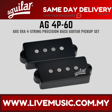 Aguilar AG 4P-60 60s Era 4-string Precision Bass Guitar Pickup Set (4P60 4P 60)