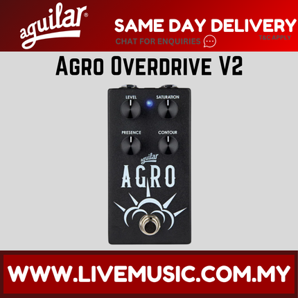 Aguilar Agro Overdrive V2 Bass Guitar Effects Pedal
