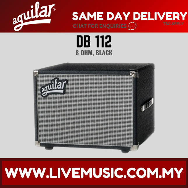 Aguilar DB 112 Speaker Cabinet 8 ohm - Classic Black (DB112 DB-112)