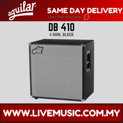 Aguilar DB 410 700W Speaker Cabinet 4 ohm - Classic Black (DB 410 DB-410)