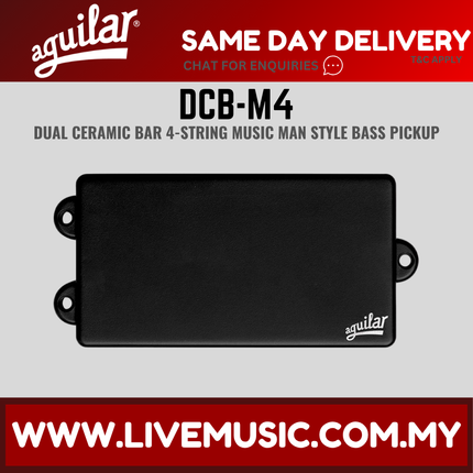 Aguilar DCB-M4 Dual Ceramic Bar Magnet 4-String MM Bass Pickup (DCBM4 DCB M4)