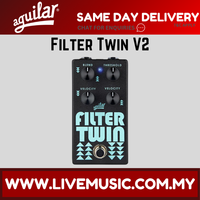 Aguilar Filter Twin V2 Bass Guitar Effects Pedal