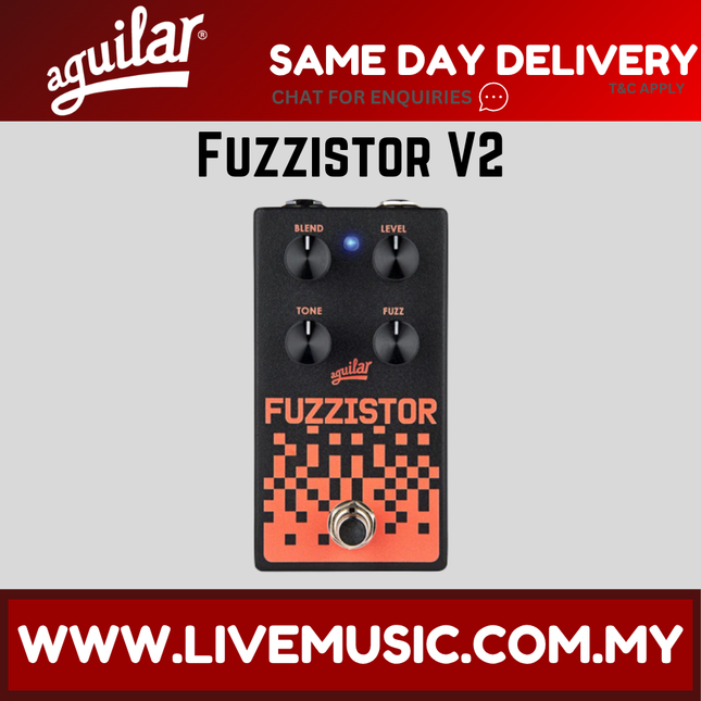 Aguilar Fuzzistor V2 Bass Guitar Effects Pedal
