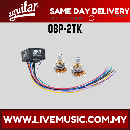 Aguilar OBP-2TK Two Band On-Board Bass Preamp Kit (OBP2TK OBP 2TK)