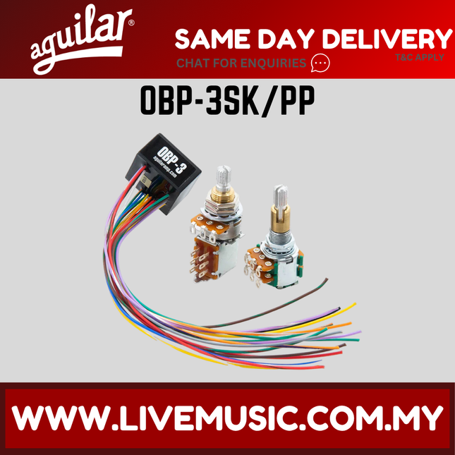 Aguilar OBP-3SK/PP Three Band On-Board Preamp Kit (OBP3SK/PP OBP 3SK/PP)