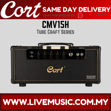 Cort CMV15H Tube Craft 15 watt Guitar Amplifier Head (CMV-15H/CMV 15H)