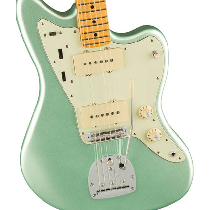 Fender American Professional II Jazzmaster Electric Guitar, Maple Fretboard - Mystic Surf Green