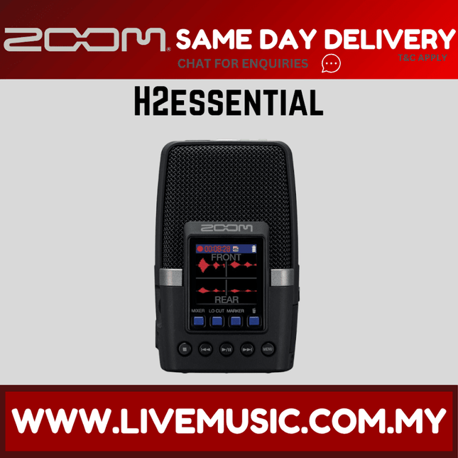 Zoom H2essential Multi-Mic Handy Recorder ( H2 / H-2 )