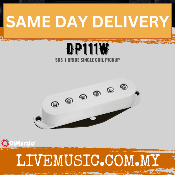 DiMarzio DP111 SDS-1 Guitar Pickup - White (DP111 W/DP111-W)