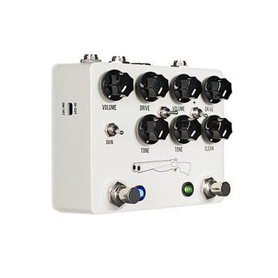JHS Double Barrel V4 2-in-1 Dual Overdrive Guitar Effects Pedal