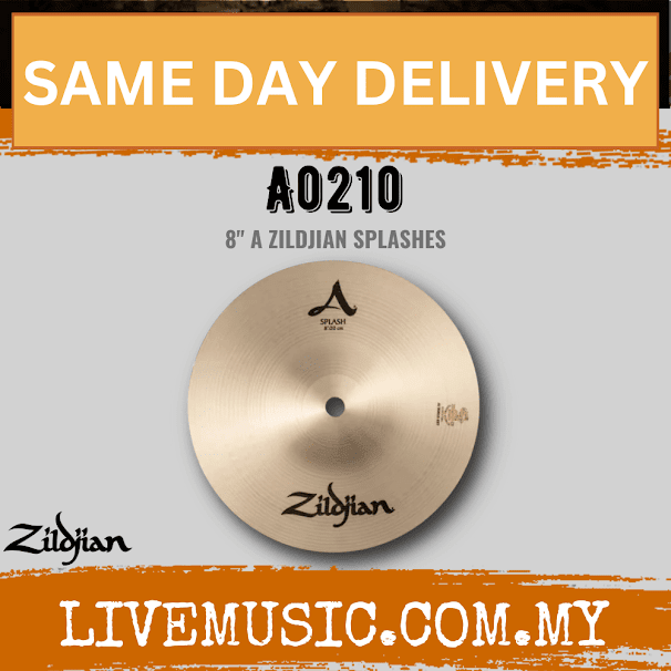 Zildjian 8" A Series Zildjian Splash Cymbal (A0210)